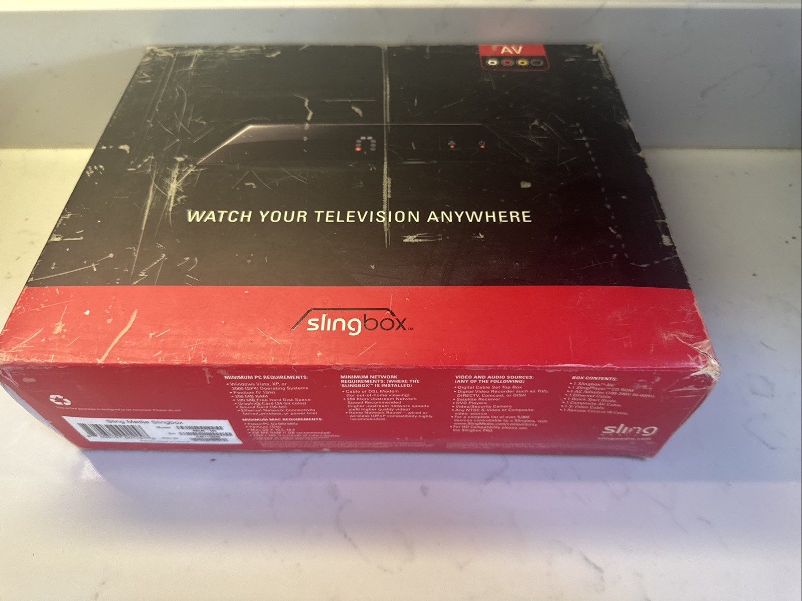 Sling Media Streamer Slingbox M1 – Black (SB240 -100)Complete Set and Retail Box