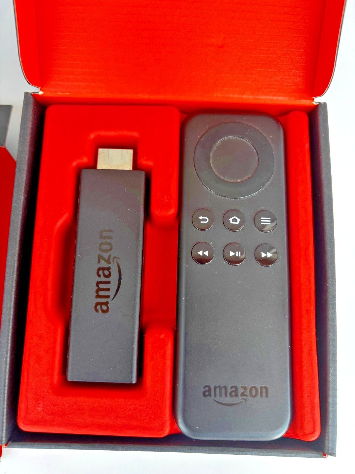 Amazon Fire TV Stick (1st Generation, 2014) HD Streamer – COMPLETE IN BOX