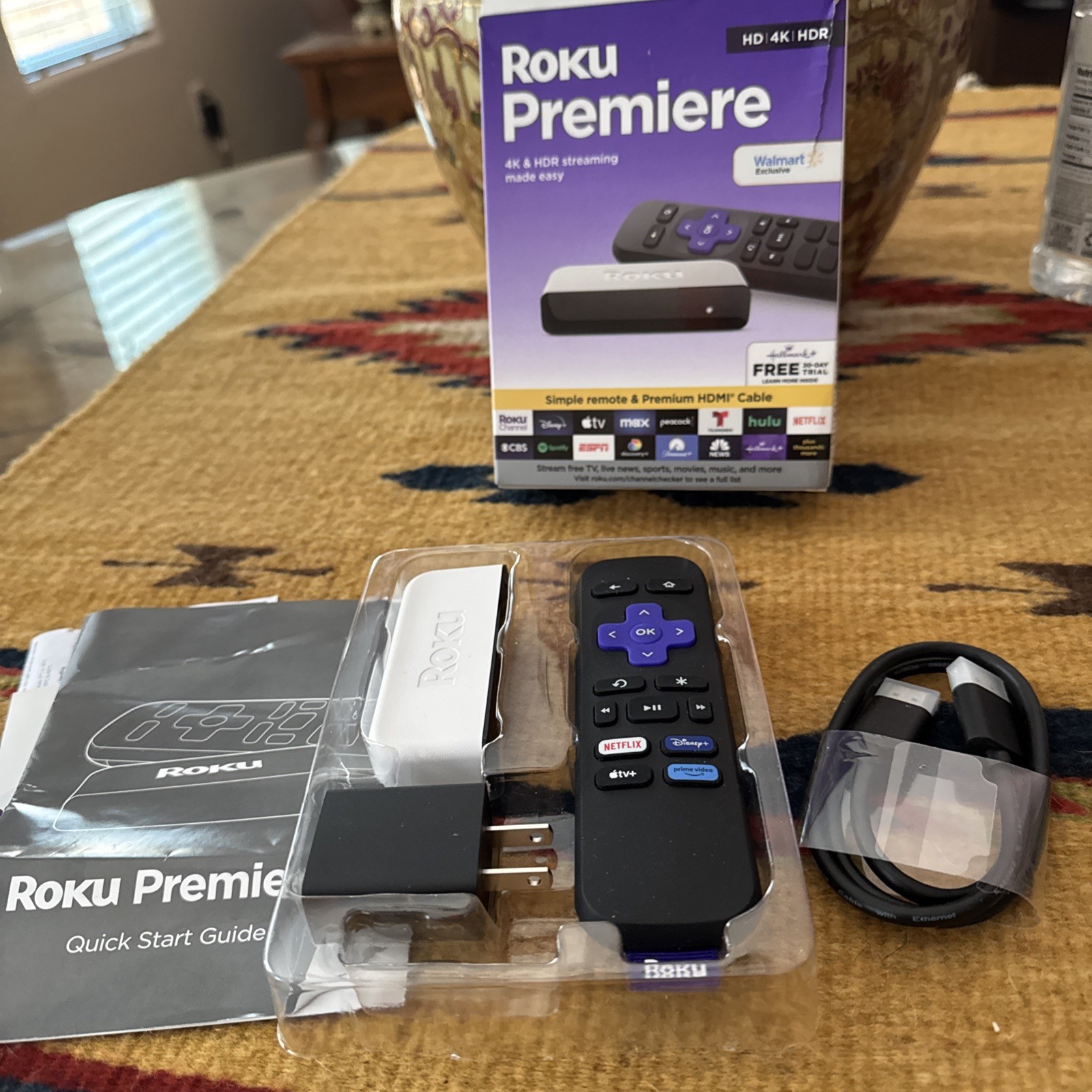 Roku Premiere – HD/4K/HDR -2022- Streaming Device- SKU# 3920RW