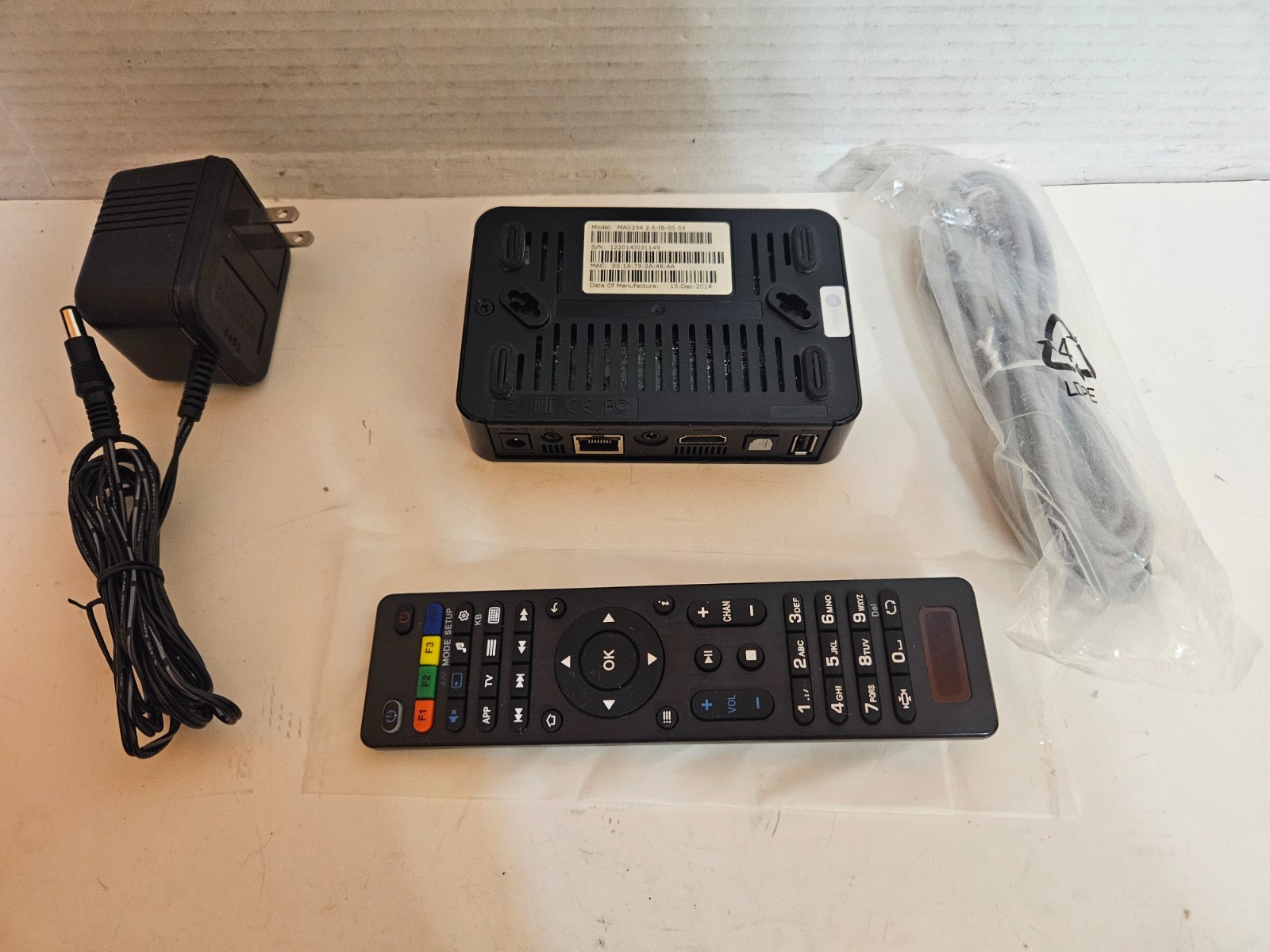 Infomir MAG254 IPTV / OTT Set-Top Box–Model 2.6-ib-00 03 Stream Media