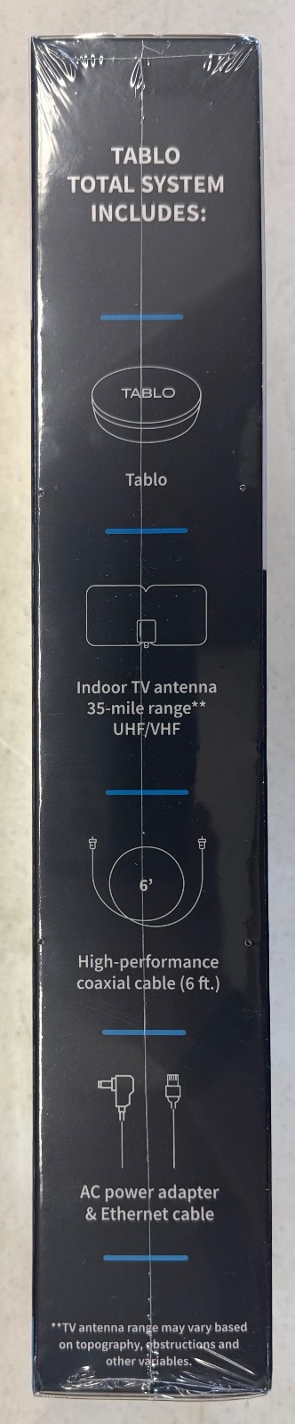 Tabloo TV 50+ Hours of DVR Storage/2 TV Tuners Indoor TV Antenna Included (043)