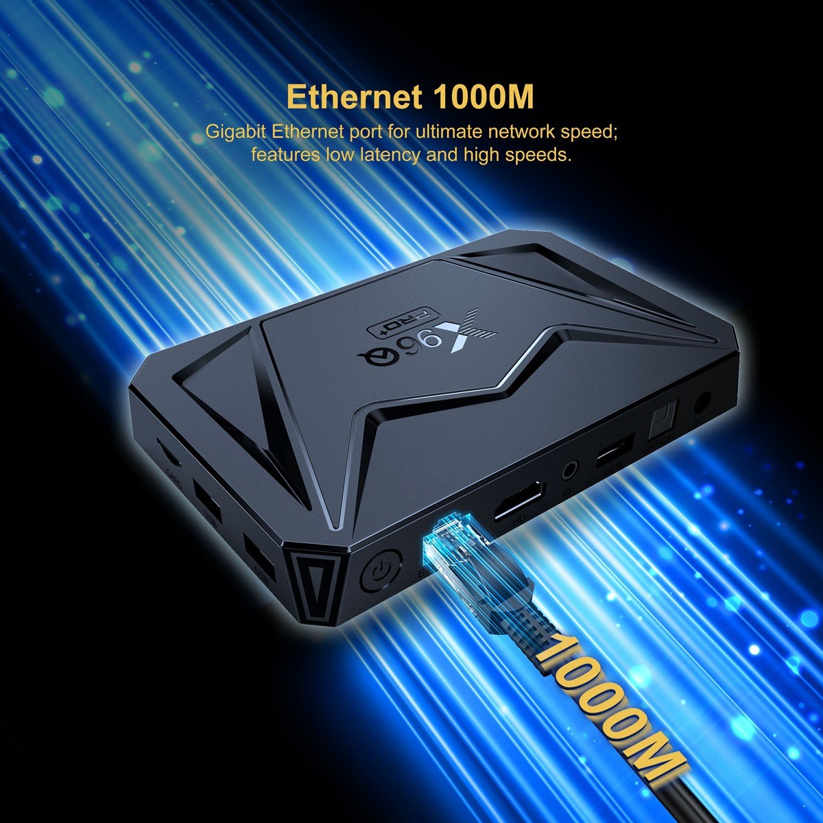 X96Q PRO Plus Android 14.0 TV Box 2GB 16GB Allwinner H728 Dual Wifi Set Top Box