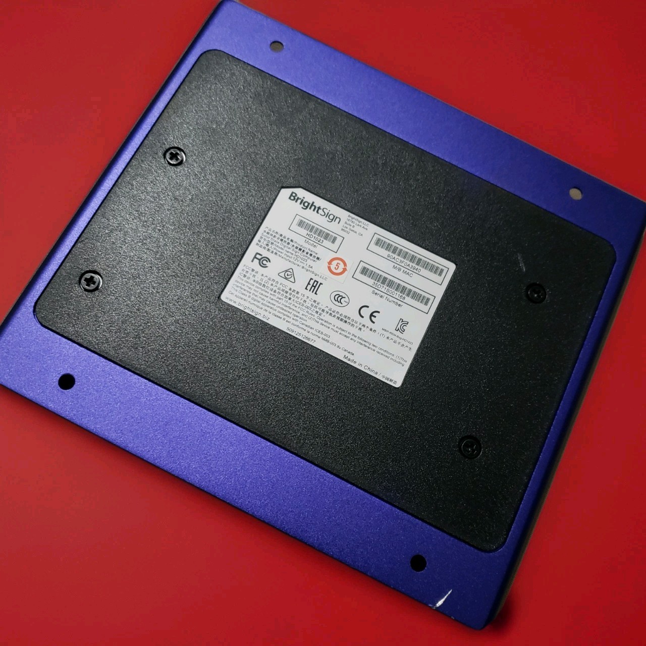 BrightSign Bright Sign HD3 HD223 Digital Signage Media Player – no Power Supply