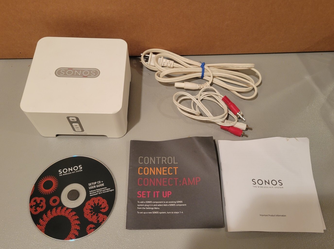 SONOS ZONEPLAYER ZP90 MEDIA MUSIC STREAMER
