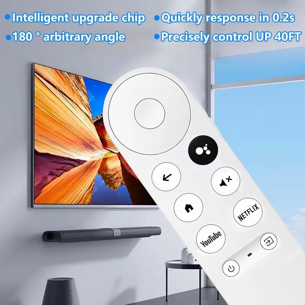 NEW Chromecast with Google TV (4K) – Snow (REMOTE ONLY)