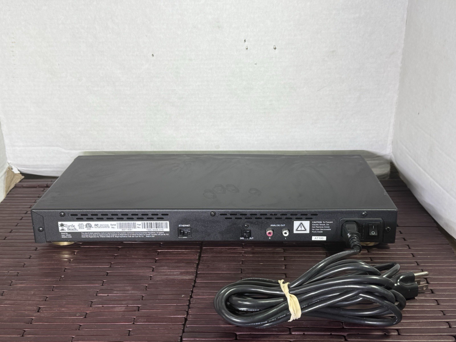 Turtle Beach Audiotron Hi-Fi Music Player- No Remote – Tested & Works