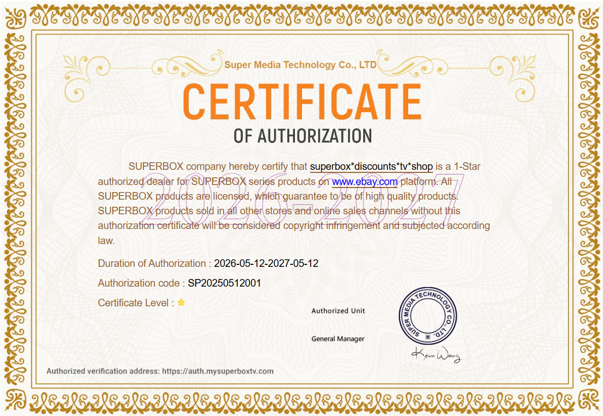 New SuperBox S7 Pro 6K Ultra HD Authorized Distributor Same Day Shipping