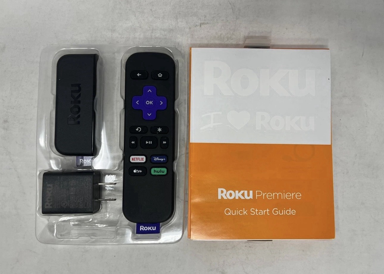 Roku Premiere | HD/4K/HDR Streaming Media Player – 3920R ( Open Box )
