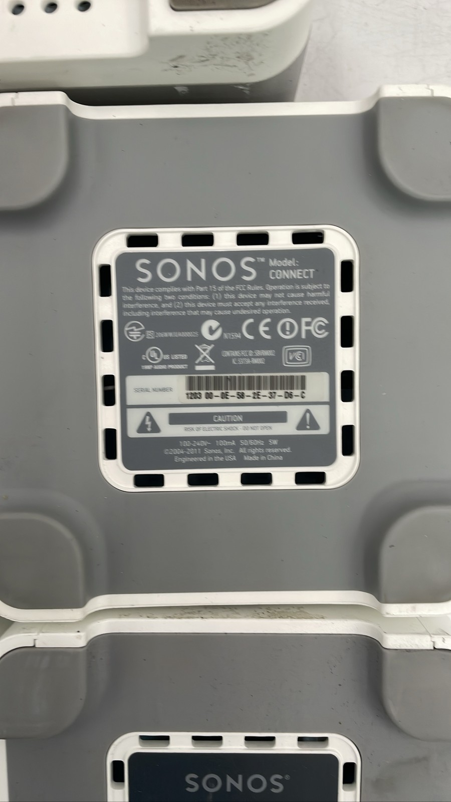 Sonos ZonePlayer ZP100 ZP120 Connect Amp Wireless Streaming Amplifier Lot of 5