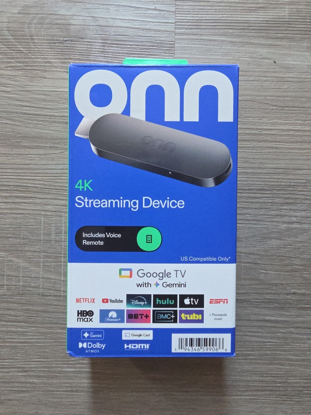 onn 4K Streaming Device, Google TV with Gemini (NEW 2026 Model)