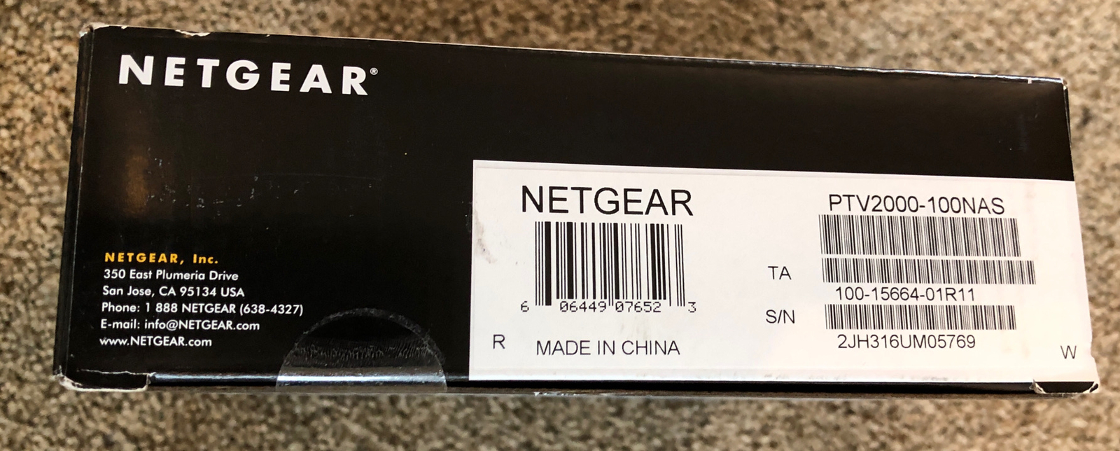 NetGear Push2TV PTV2000 Digital HD Media Streamer Black NEW