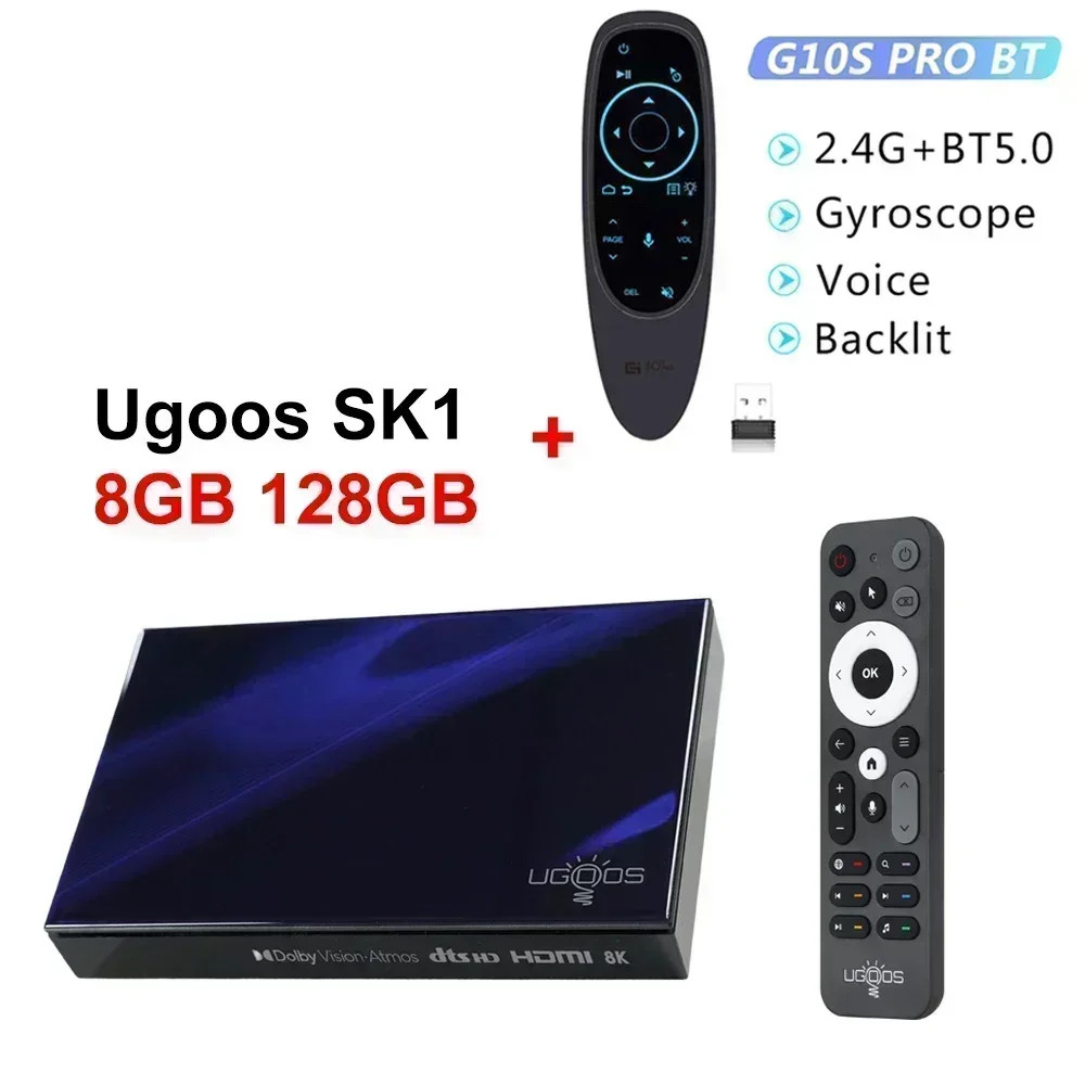 SK1 Smart TV Box Android 11 Amlogic S928X-K 8GB 128GB Wifi 6 BT5.2 1000M Set Top