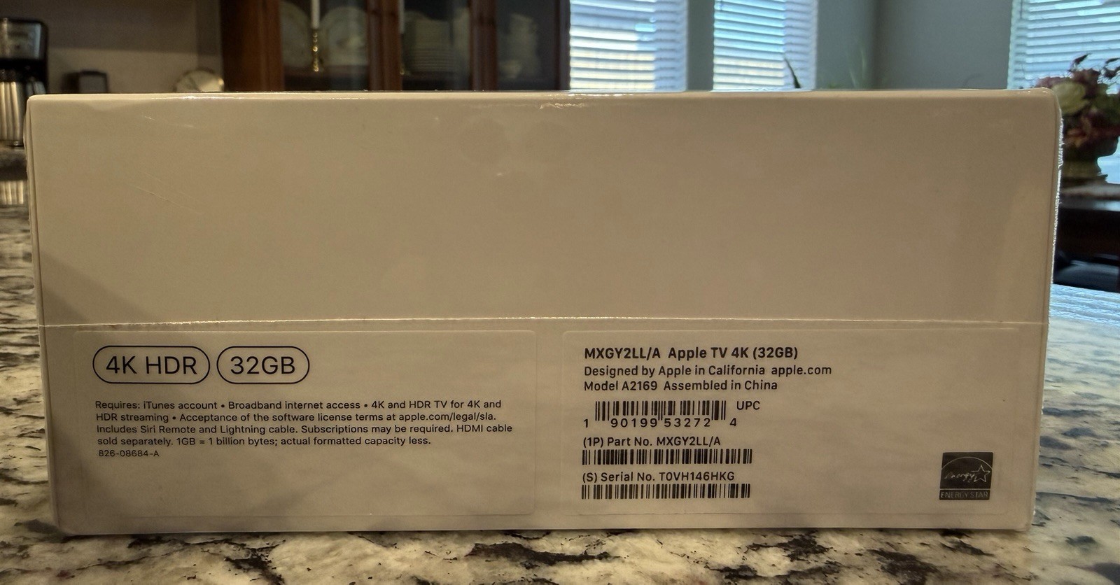 Sealed Plastic NEW IN BOX – Apple TV 4K 32GB A2169 (2nd Gen 2021) Black HDR WiFi
