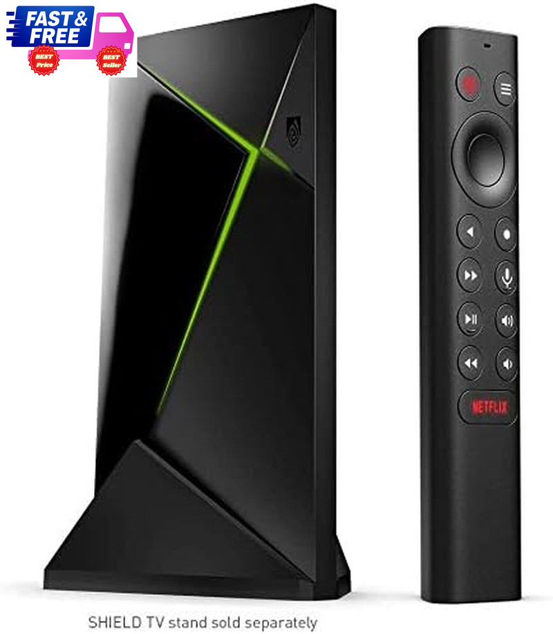 Shield Android TV Pro 4K HDR Media Player Dolby Vision 3GB RAM 2xUSB Alexa Compa