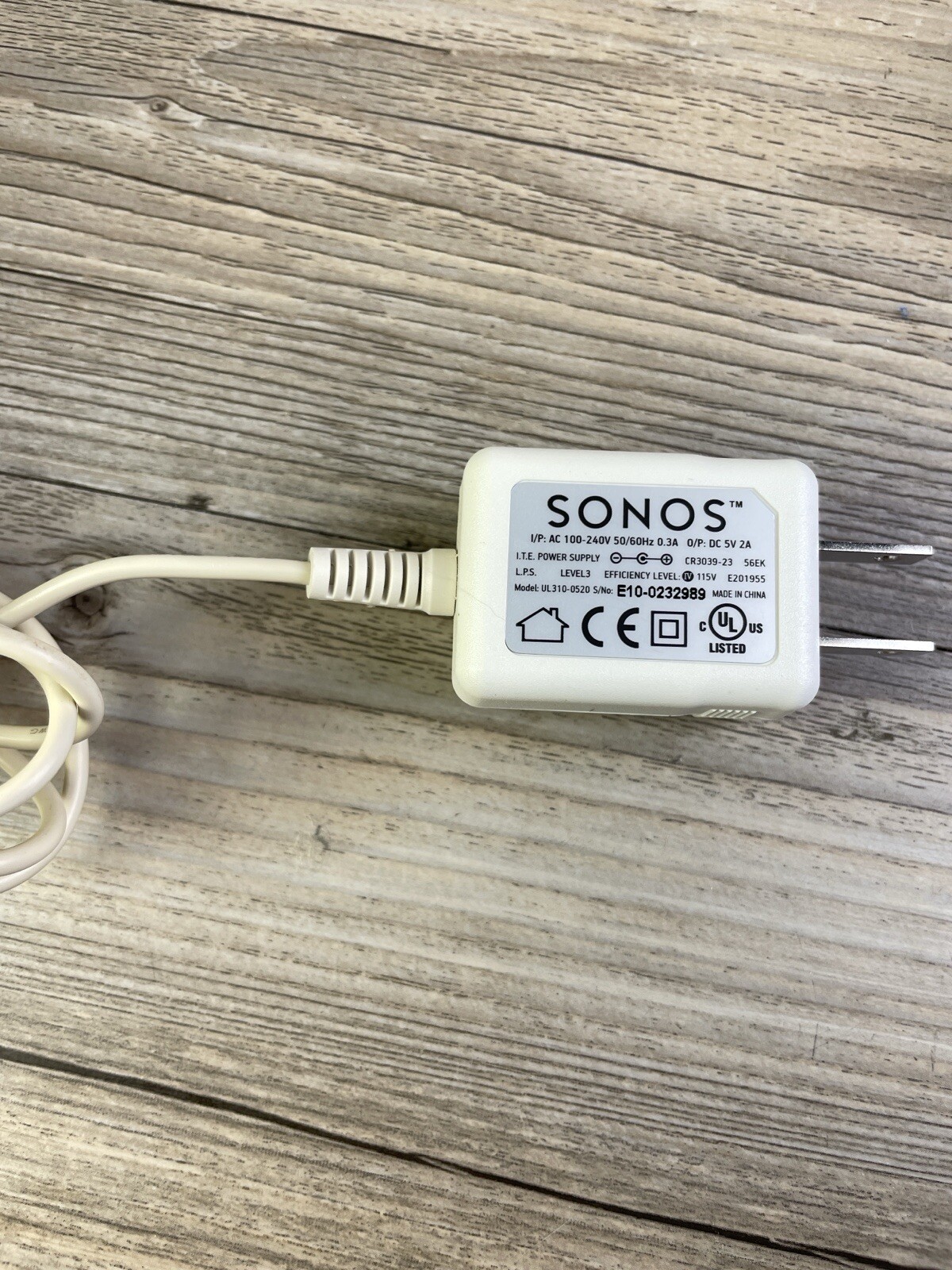 Sonos Bridge Wireless Network Model BRIDGE – White with AC Adapter