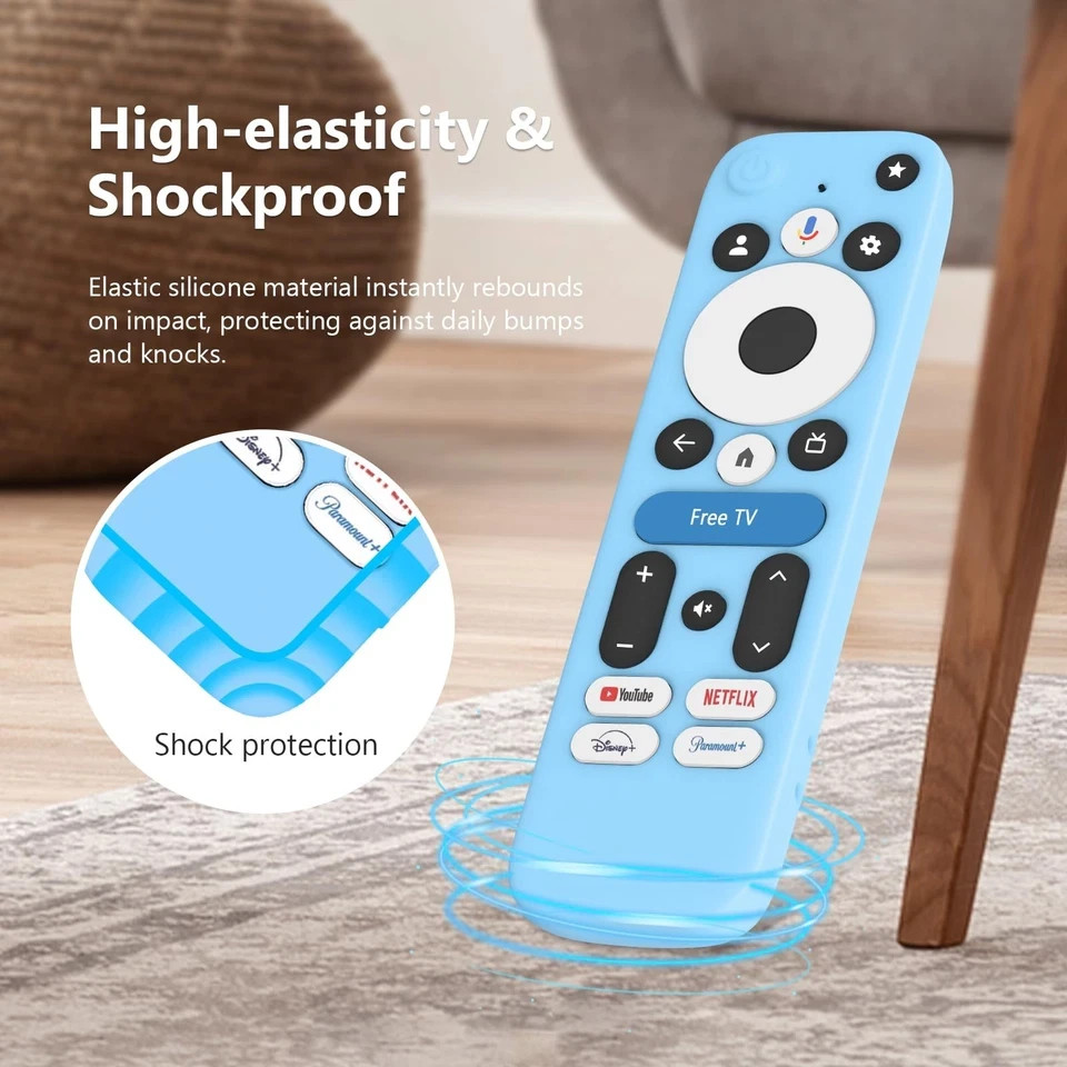 LEFXMOPHY Cover for onn Google TV 4K Pro Streaming Device (2024) 1 Pack, BLUE