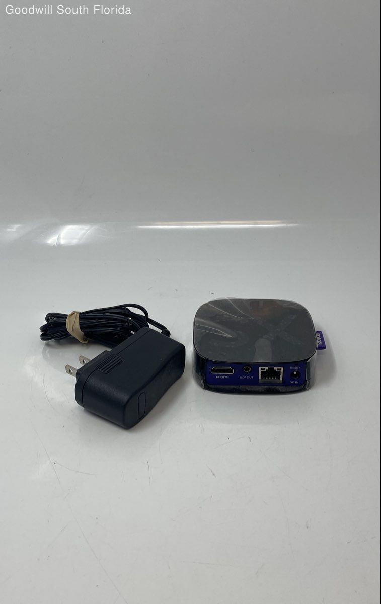 Roku 2 XS 3100X 2nd Gen Black Streaming Media Player With AC Adapter Not Tested