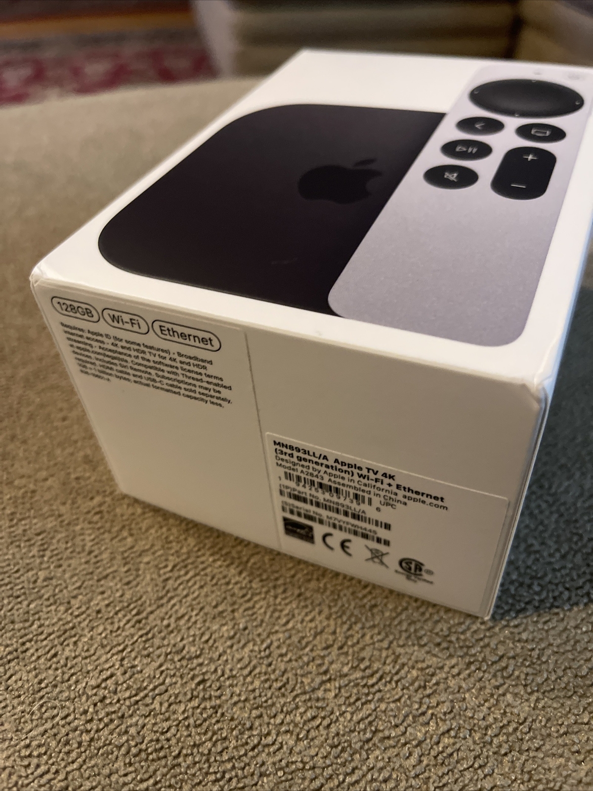 APPLE TV 4K 2ND GEN Model A2843 EMPTY BOX ONLY (CM)