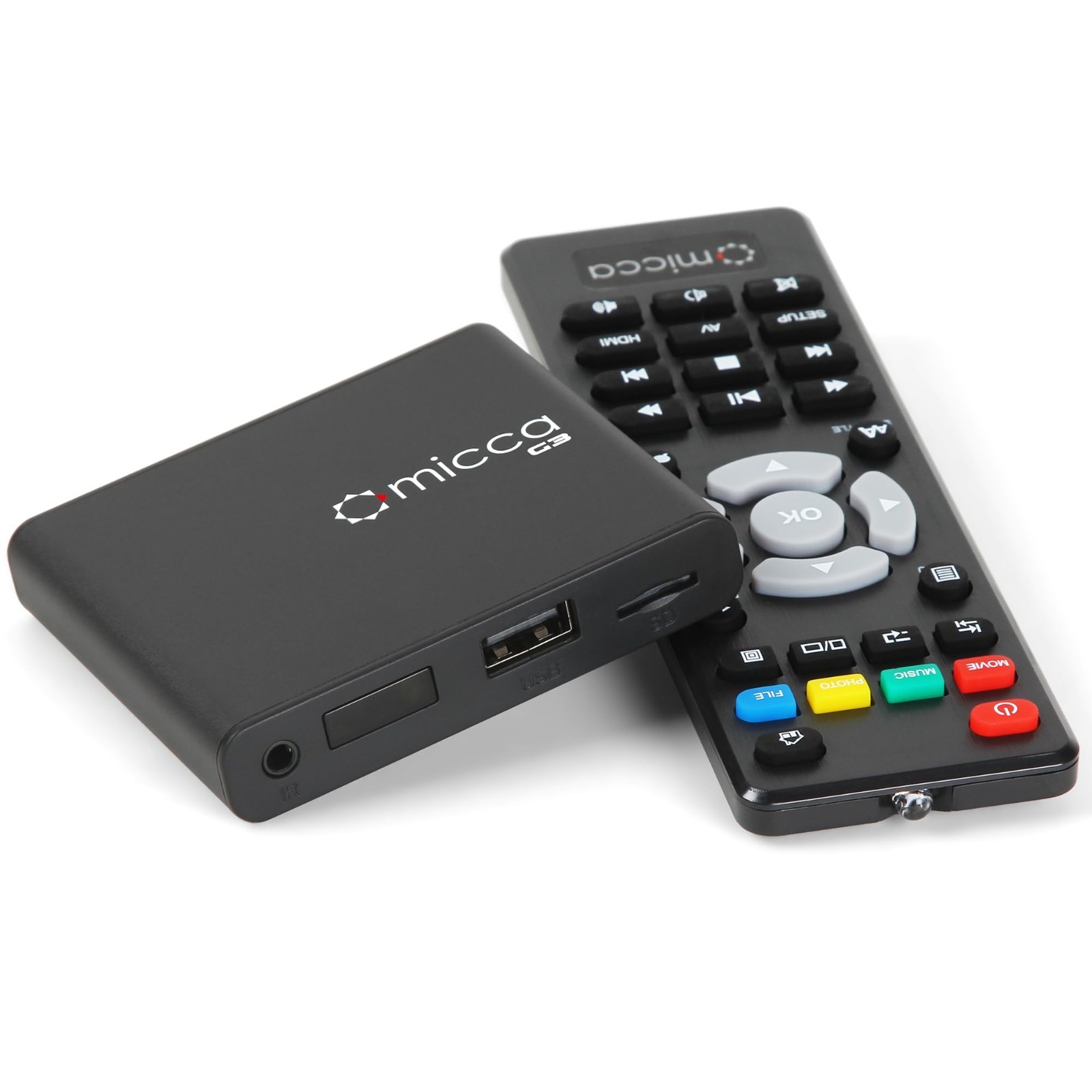 2K Quad-HD Digital Media Player for USB & MicroSD – H.265/HEVC, 4K HDMI, Auto Pl