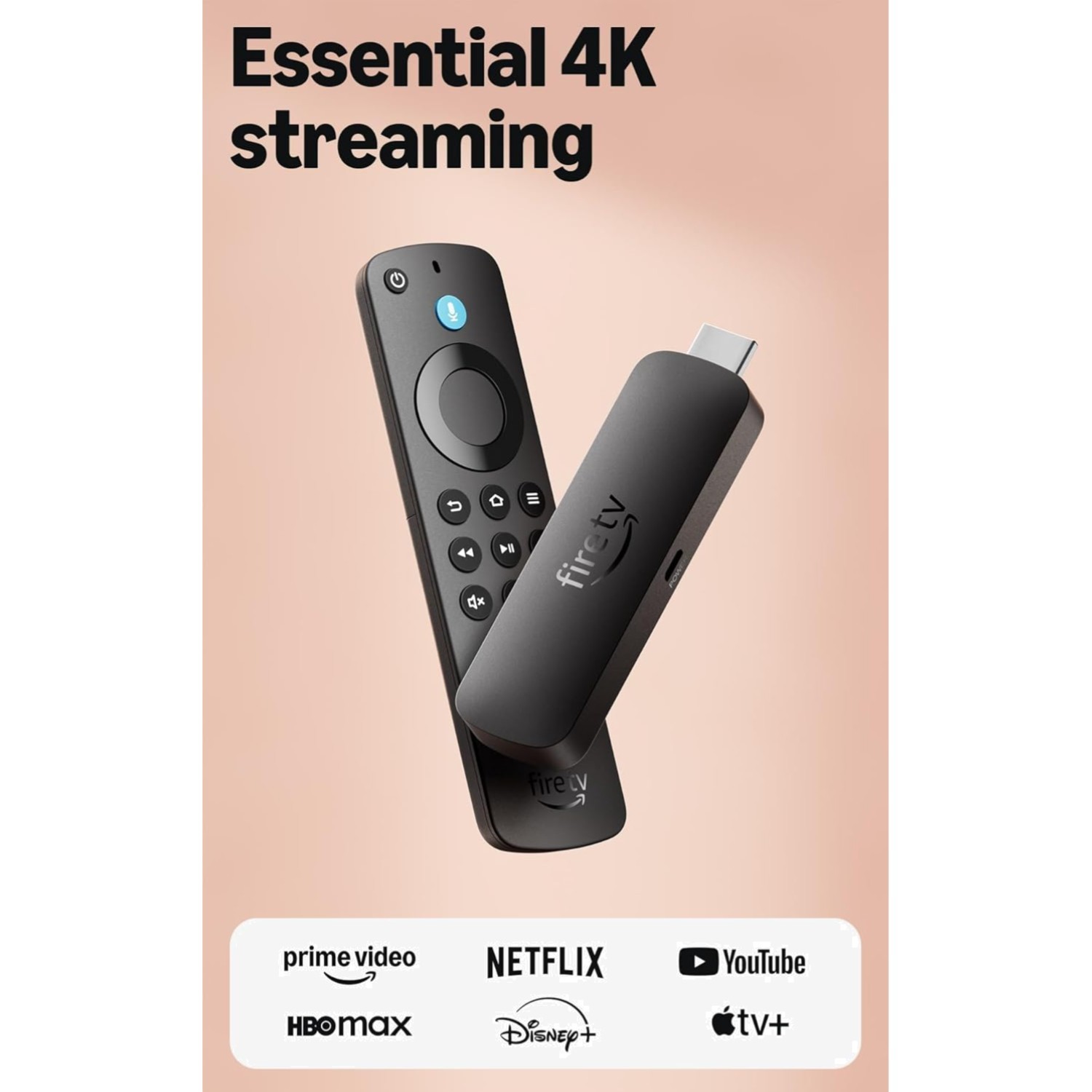 4K Streaming Stick Ultra HD AI Search Free Live TV Smart Home Alexa