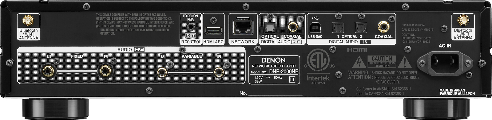 Denon DNP-2000NE BLK Network Audio Player (Black)