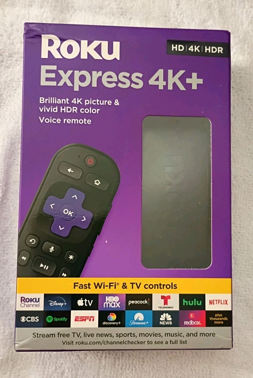 Roku Express 4K+ Streaming Media Player & Remote-HD/4K/HDR