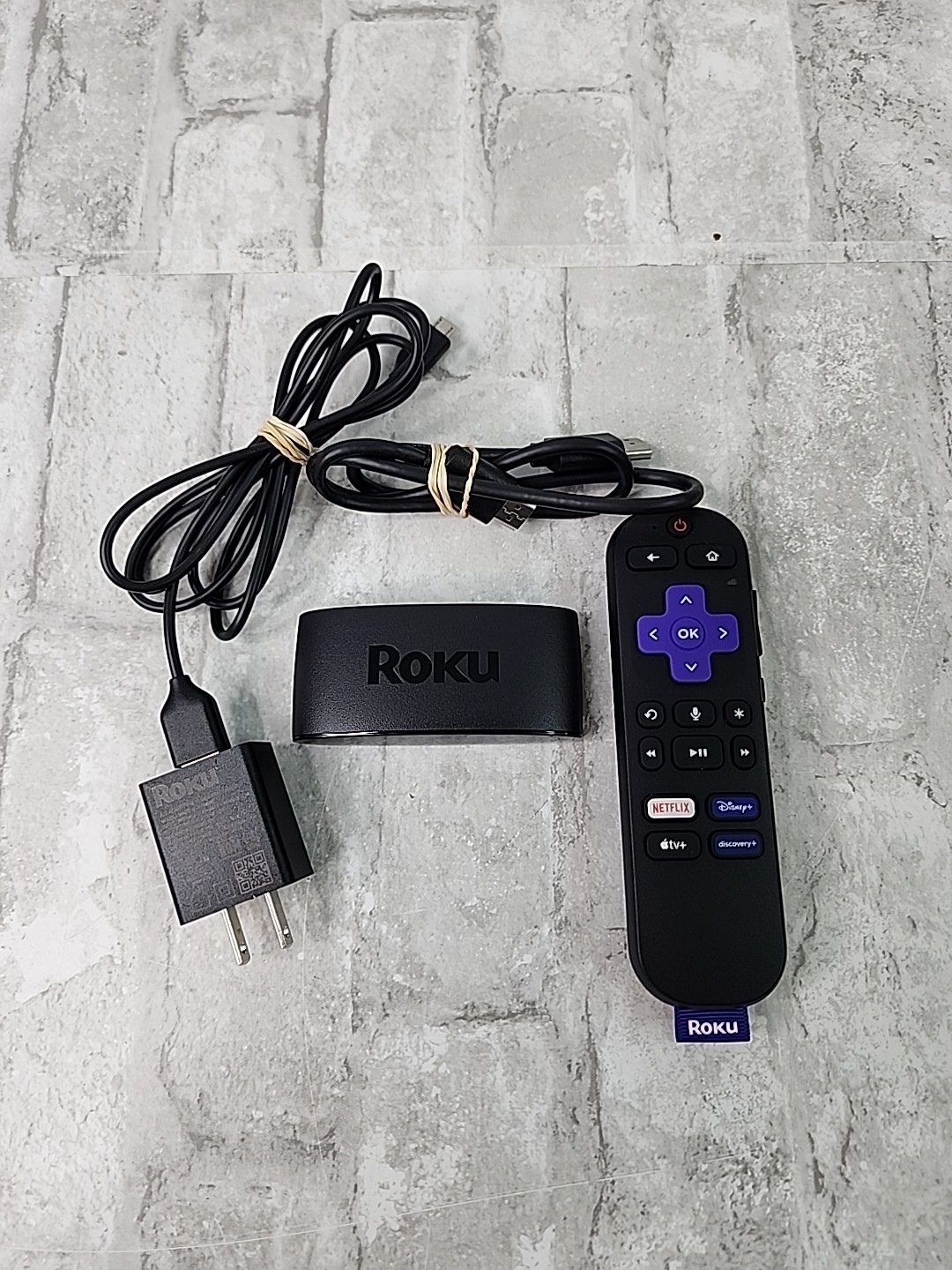 Roku Express 4K+ Model 3941X2 Media Streamer with Remote RC-GZ1 & Power Cable