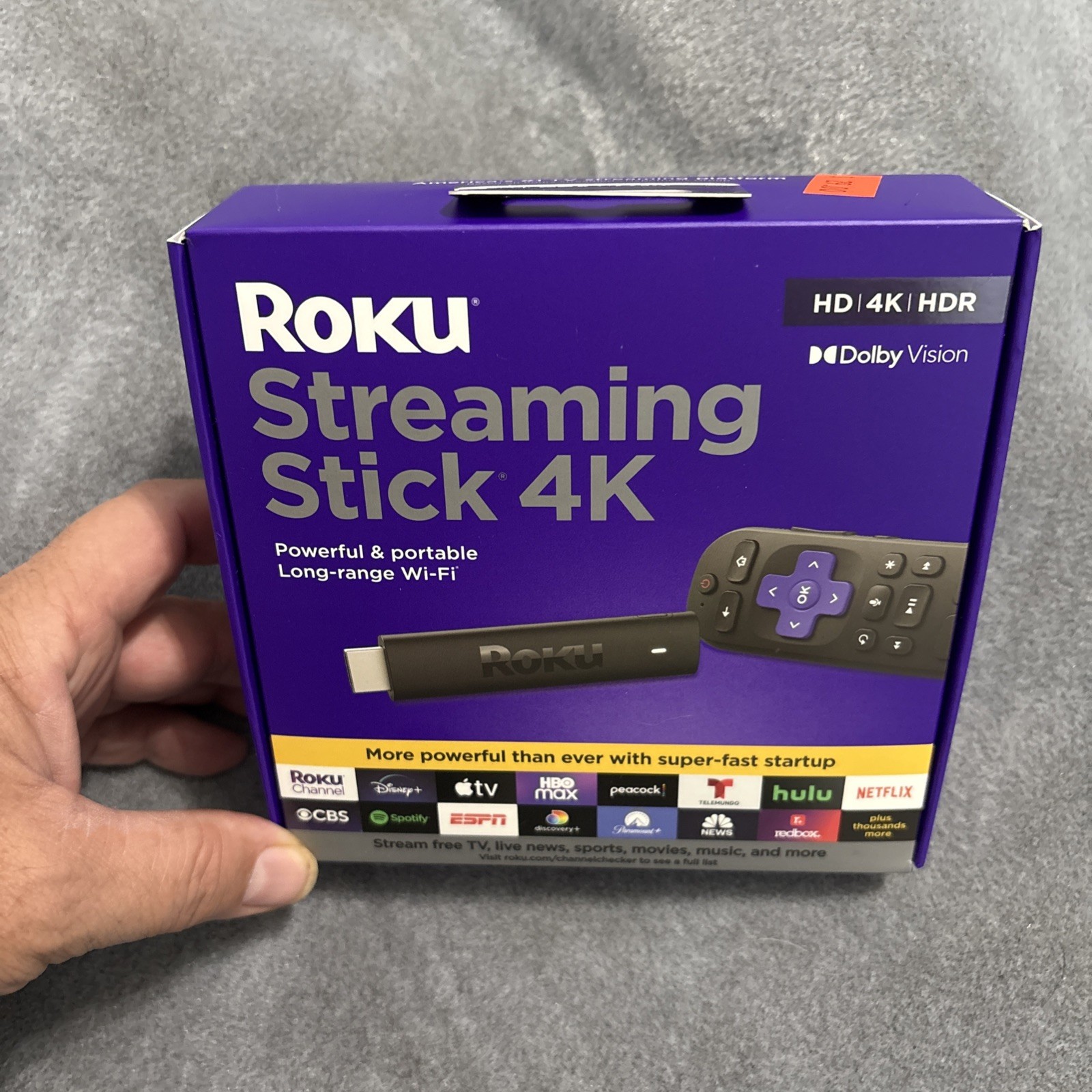 Roku Streaming Stick 4K 3820 R2 HDR Media Streamer NIB New Sealed