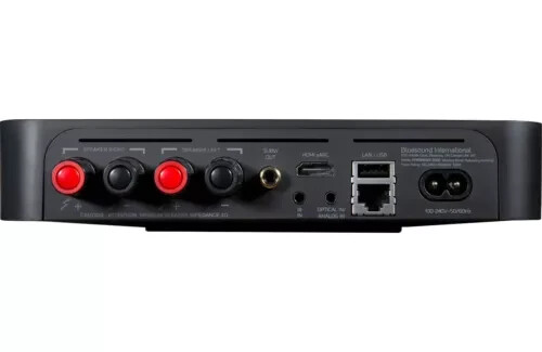 Bluesound POWERNODE Edge Streaming With Built In Stereo Amplifier Black