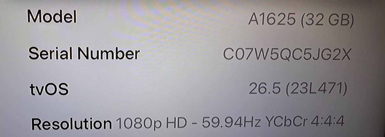 Apple TV (4th Generation) 32GB HD Media Streamer – A1625