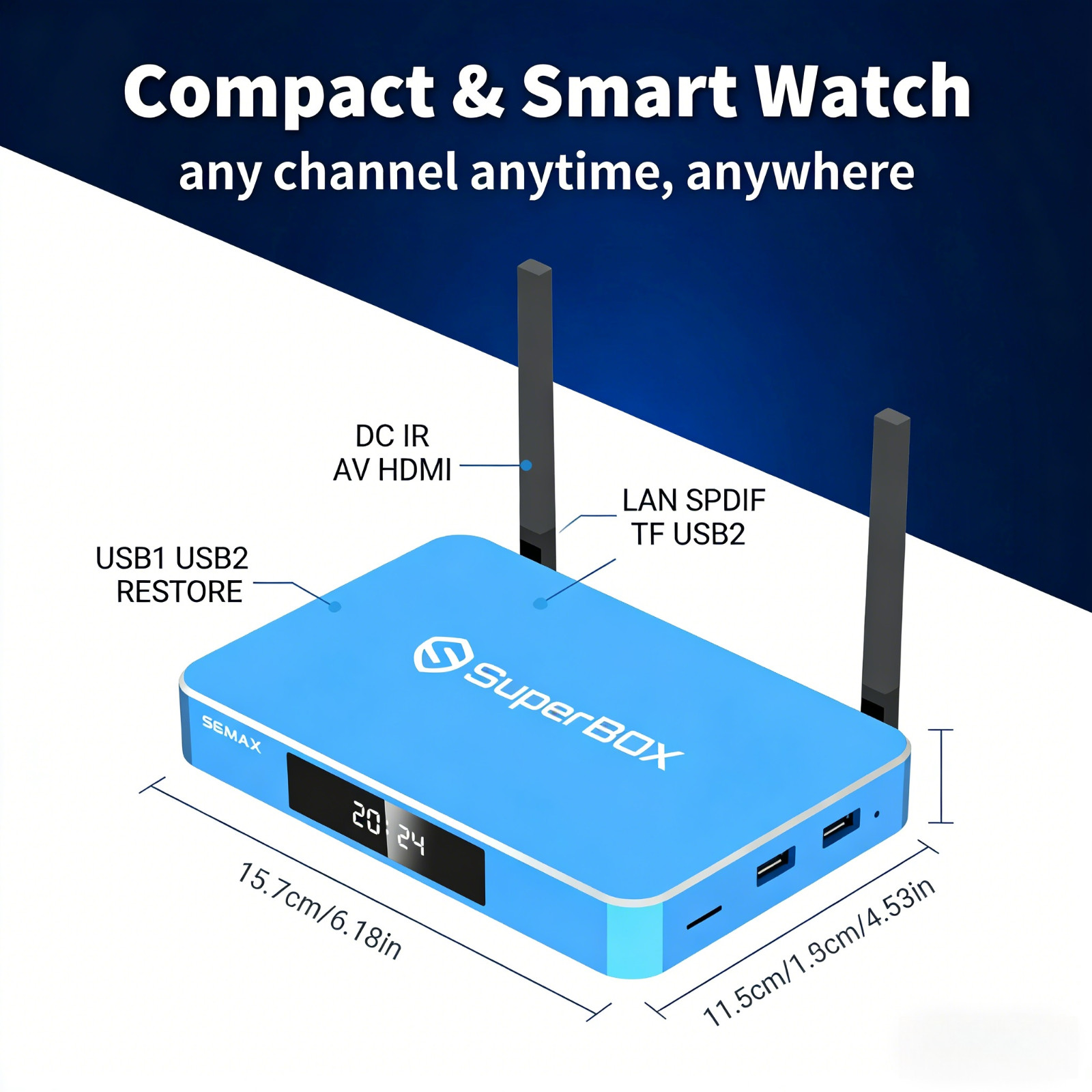 2026 SuperBox S6 Max – 1 Year Official Warranty – Best Rated Streaming Media