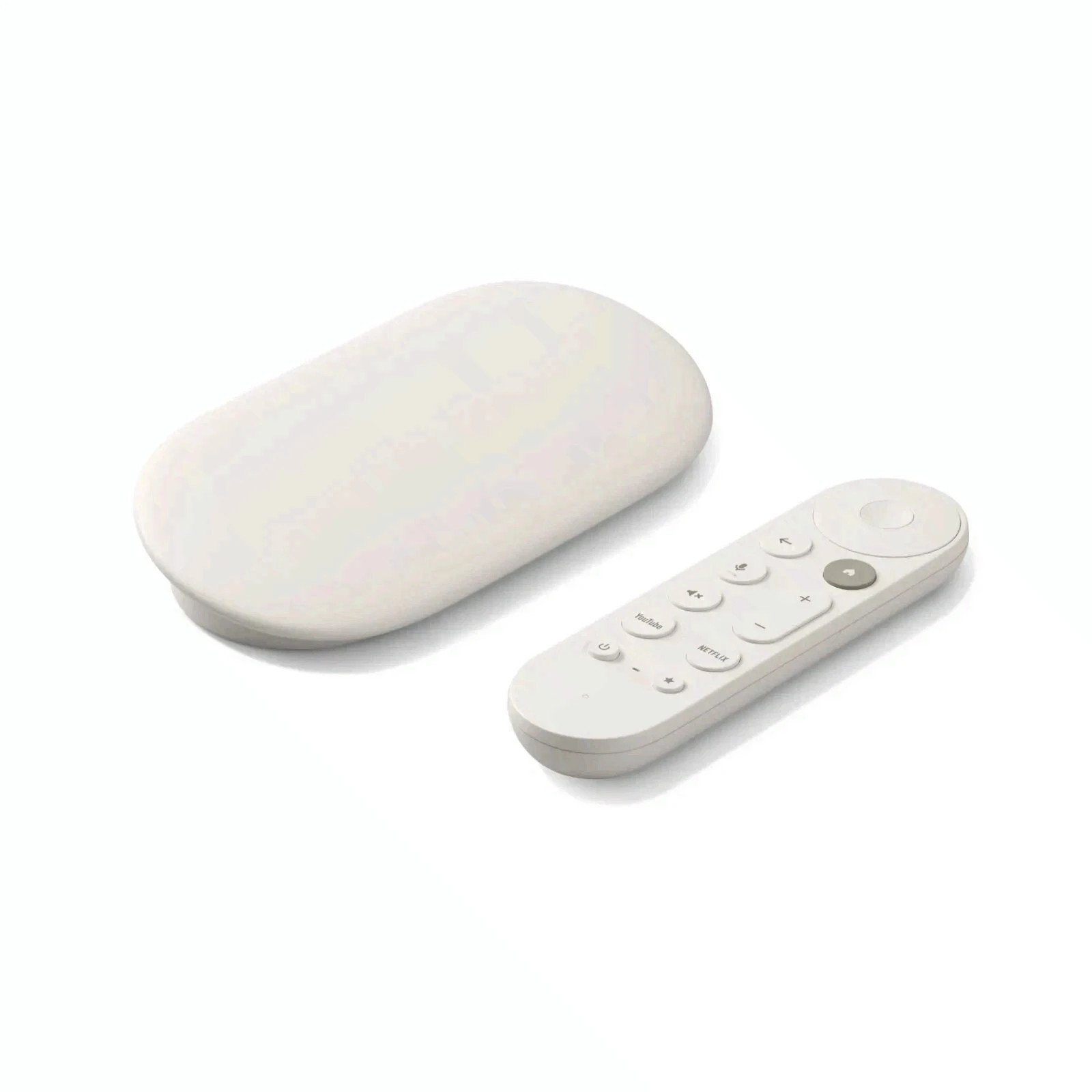 Google TV Streamer (4K) w/ Voice Activated Remote (Porcelain)