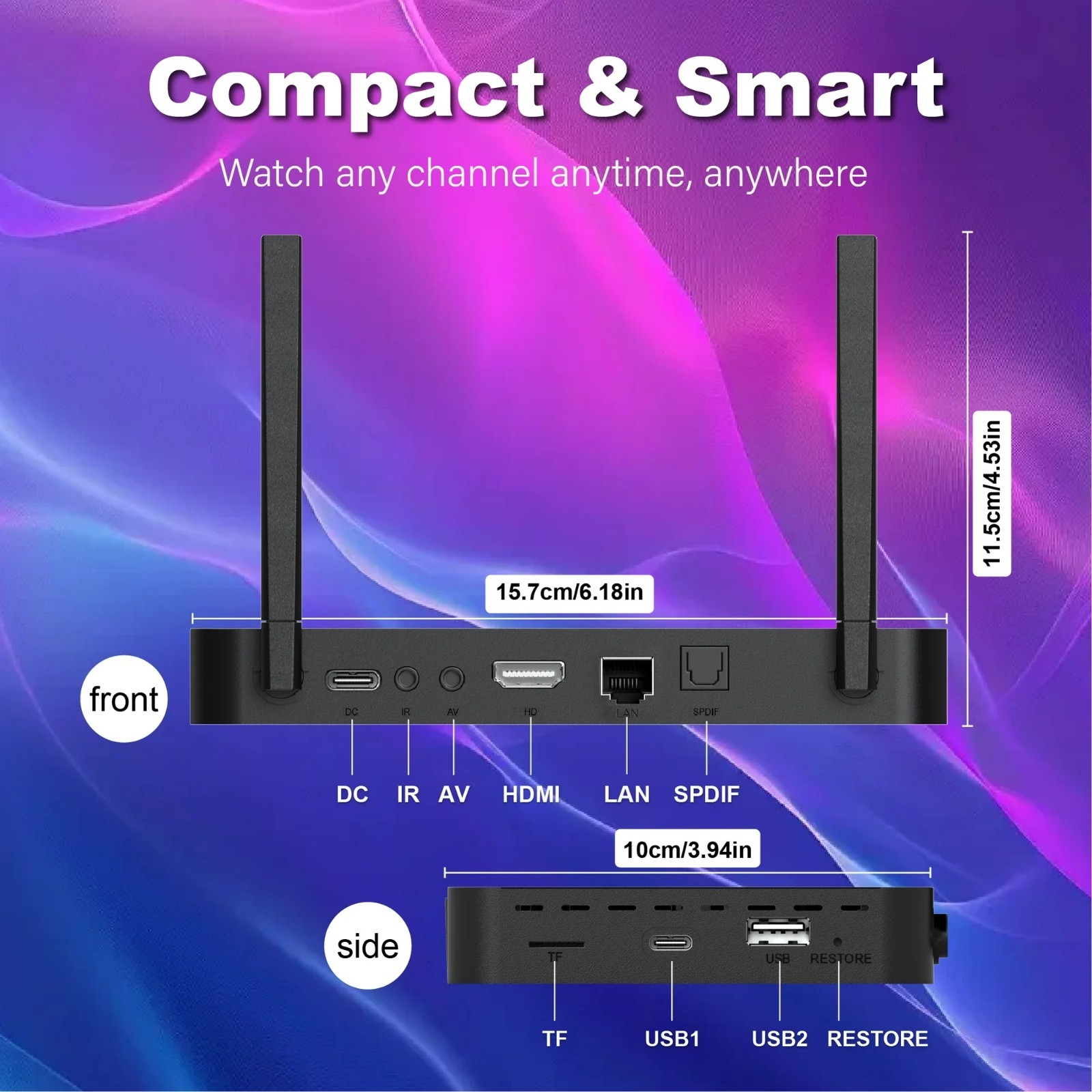 Superbox S7 Pro Dual Band Wi-Fi Smart Media Player 6K HD Streaming TV Box 32GB