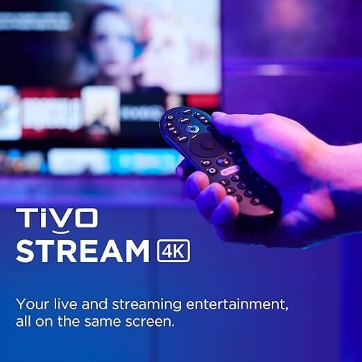 TiVo Stream 4K Media Streamer – Black