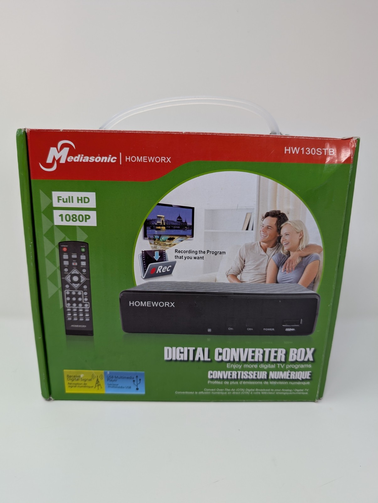 Mediasonic Full HD Digital Converter Box HW130STB