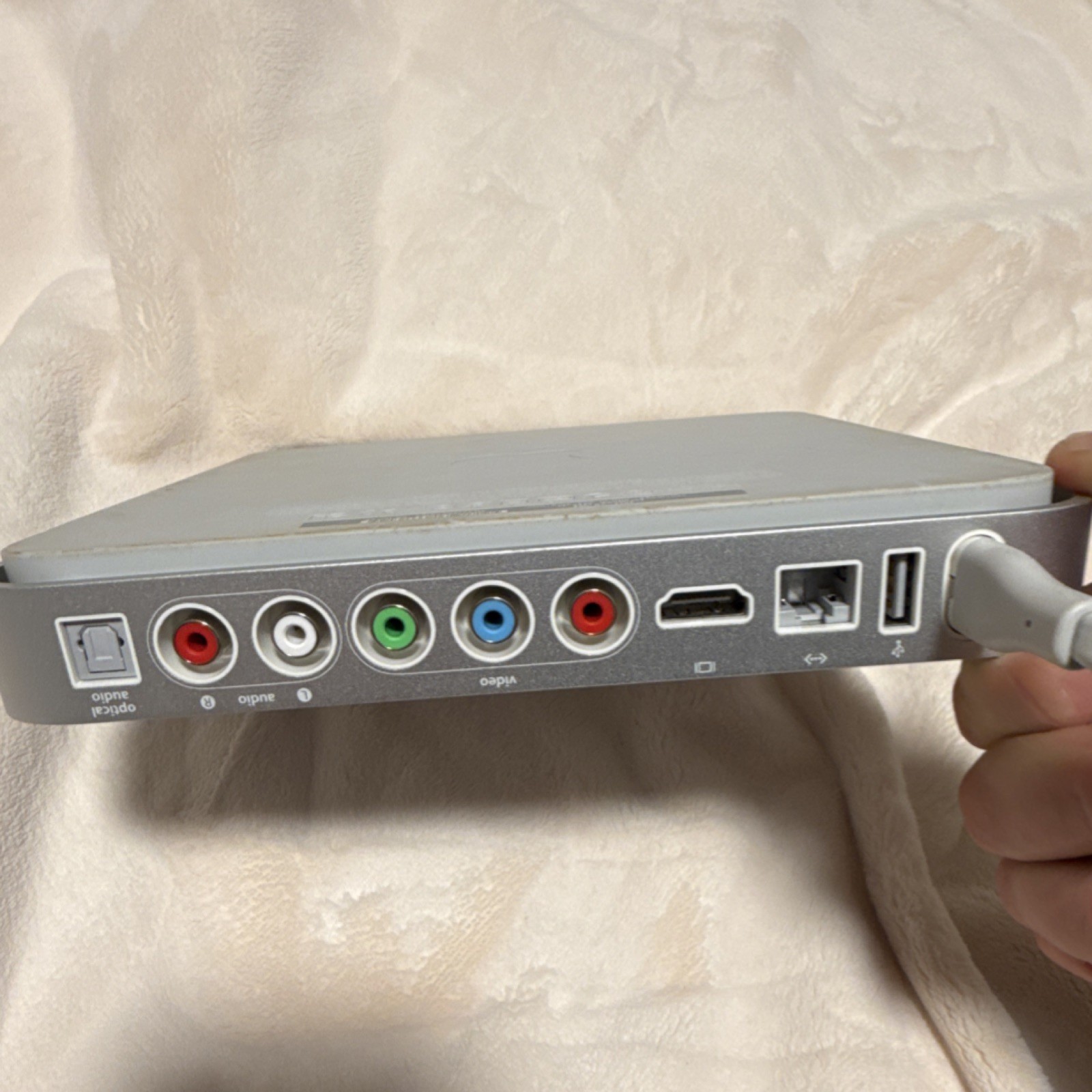 Apple TV A1218 Media Streamer Box Silver HDMI Ethernet USB 2007