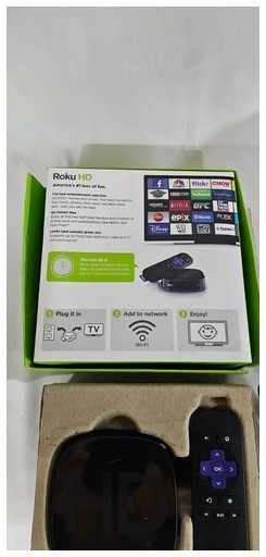 Roku 2500R – HD Streaming Player 2nd Generation Complete in Original Box