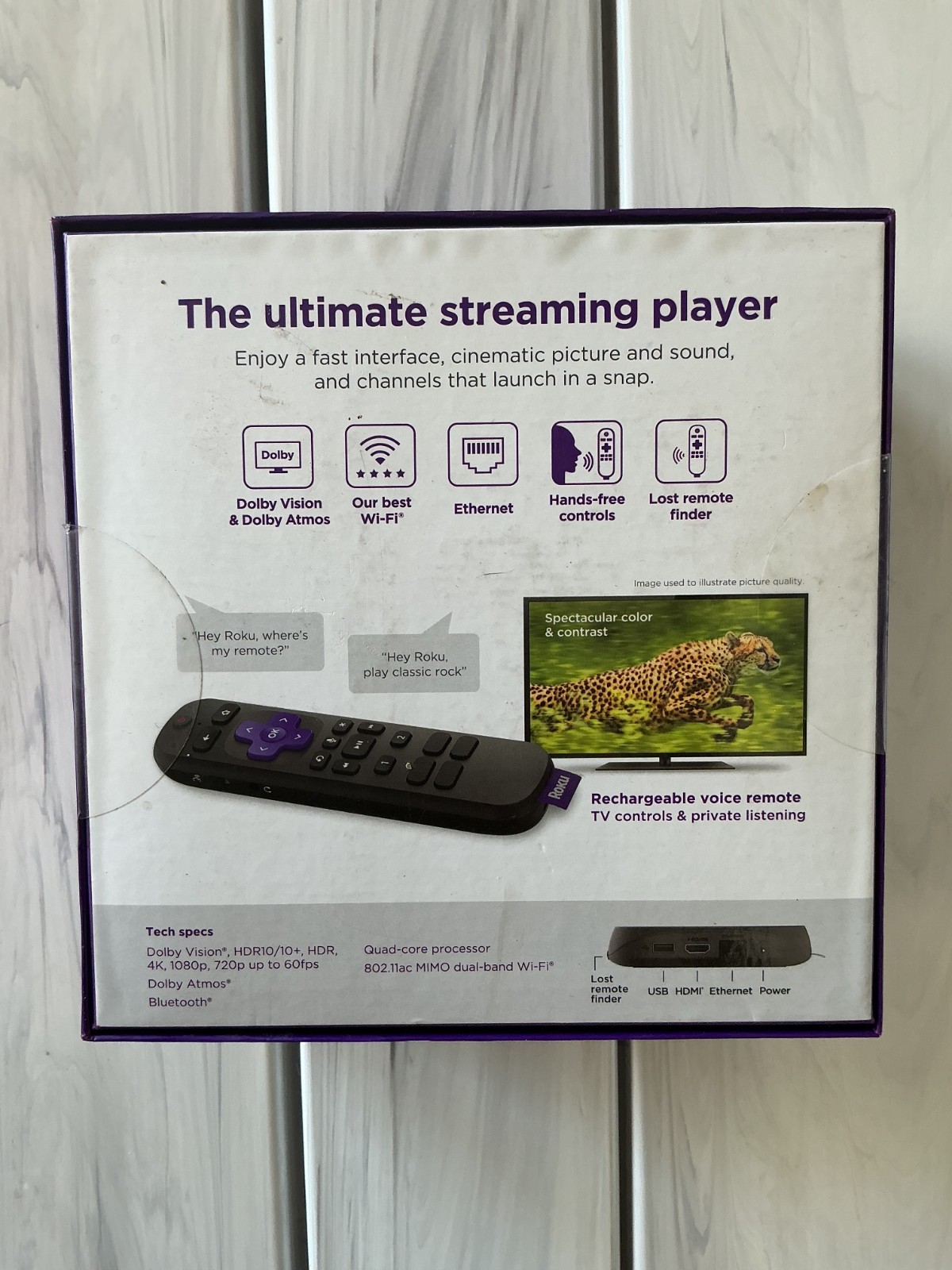 Roku Ultra 4802R 4K Streaming Media Player Black HD HDR Dolby (Brand New Sealed)
