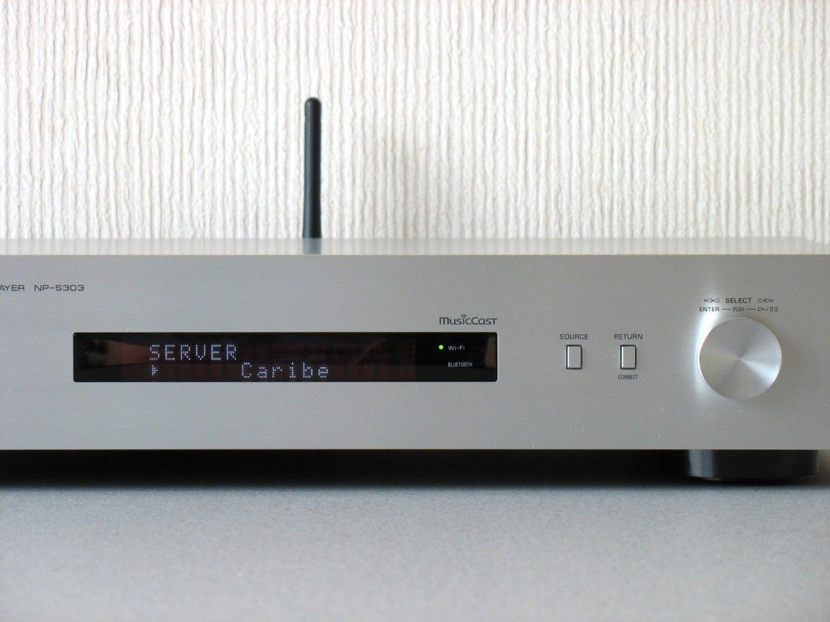 Used Yamaha NP-S303 Network Audio Player Bluetooth Wi-Fi with Remote from Japan