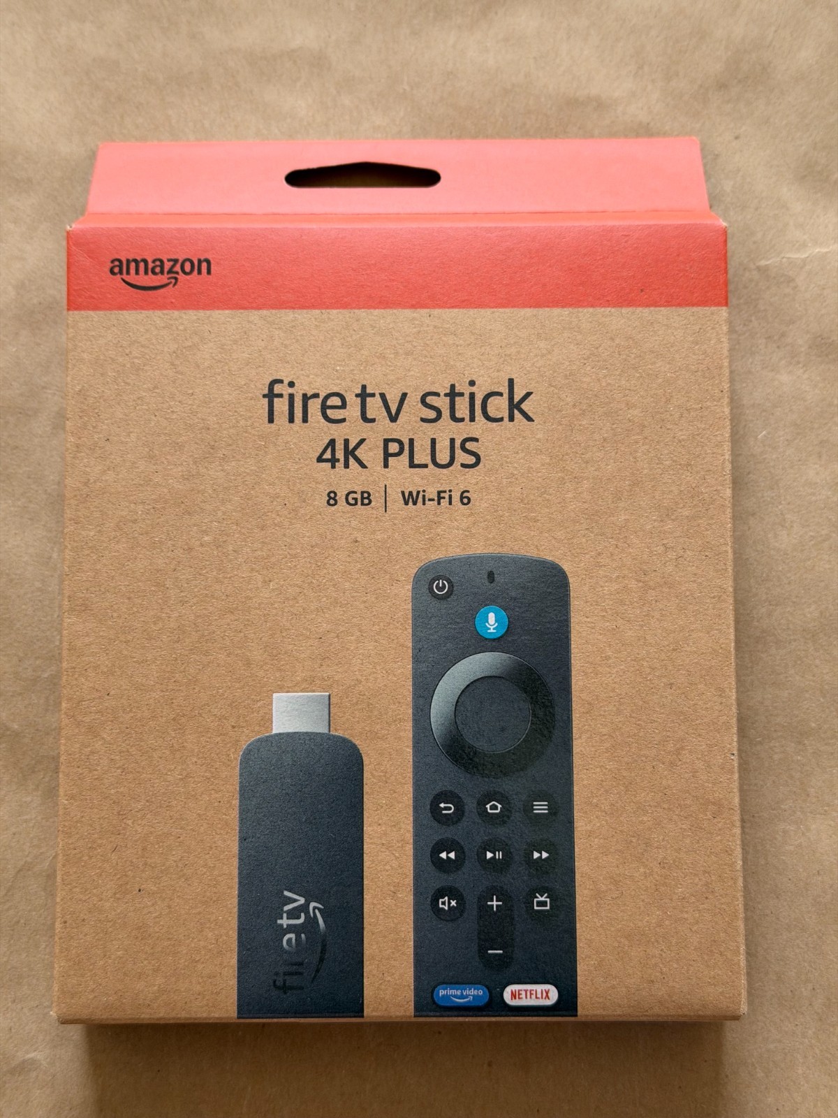 NEW AMAZON FIRETV STICK 4K PLUS 8GB WI-FI 6 FAST FREE SHIPPING