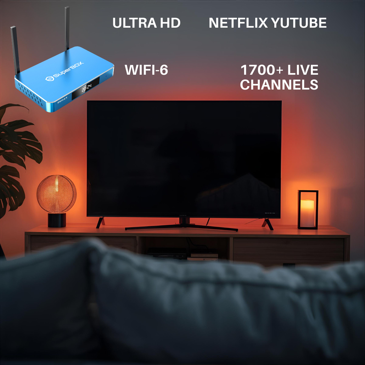 SuperBox S6 Max 2026 – Ultimate Live Sports & Movies – No Subscription TV Box