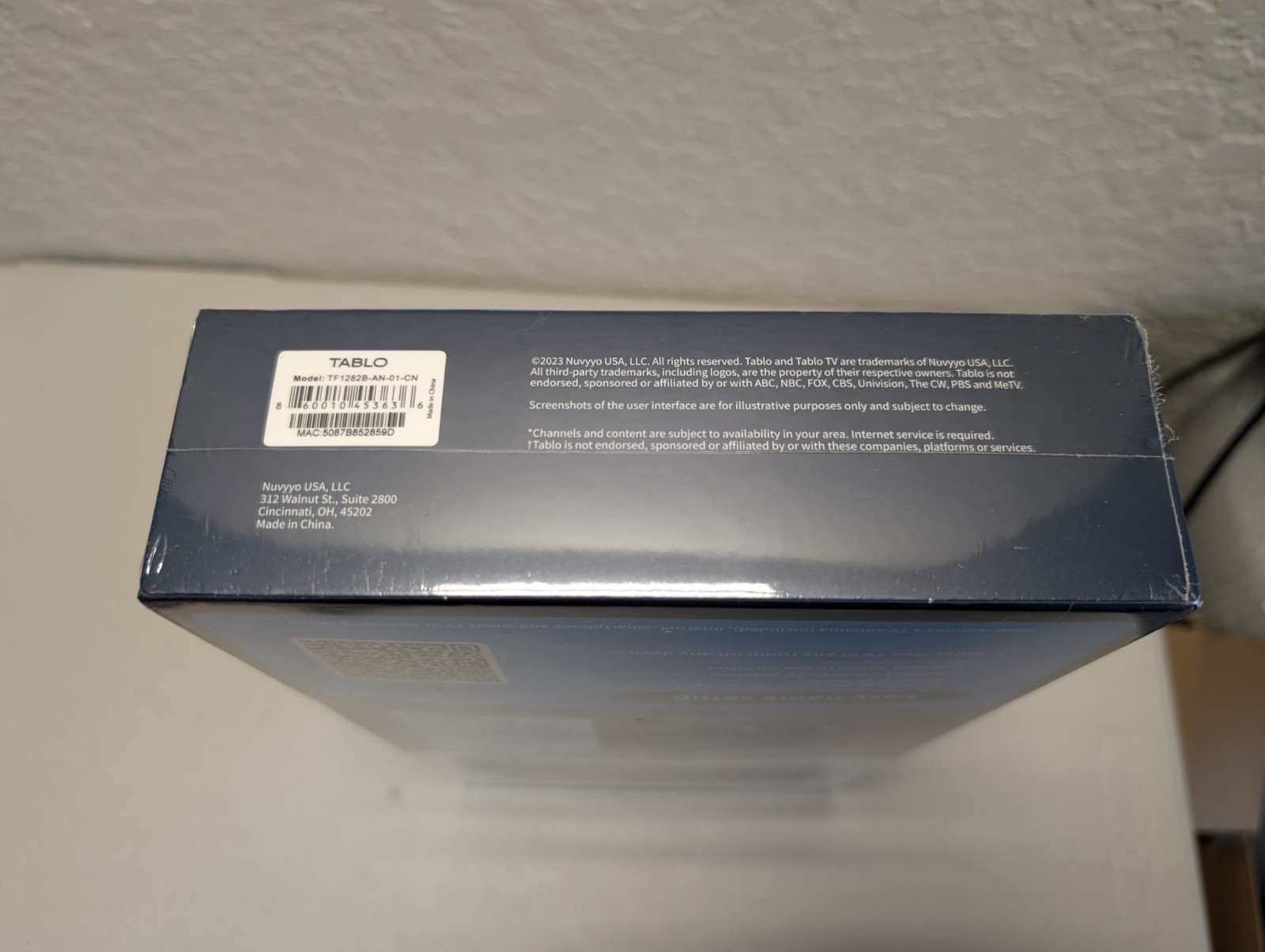 Tablo TV 4th Gen 2-Tuner 128 GB 50 Hour OTA Live TV DVR TF1282B