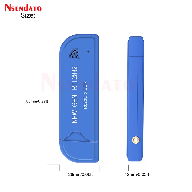 Digital USB 2.0 TV Stick Tuner RTL2832U R828D SDR RTL A300U 25MHz-1760MHz FM TV