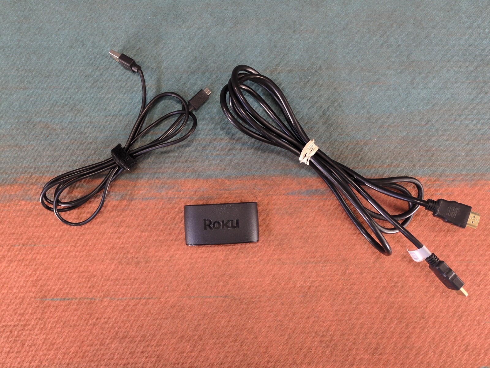 Roku Model 3930X Streaming Media Device w/ Power Cable & HDMI Cable No Remote