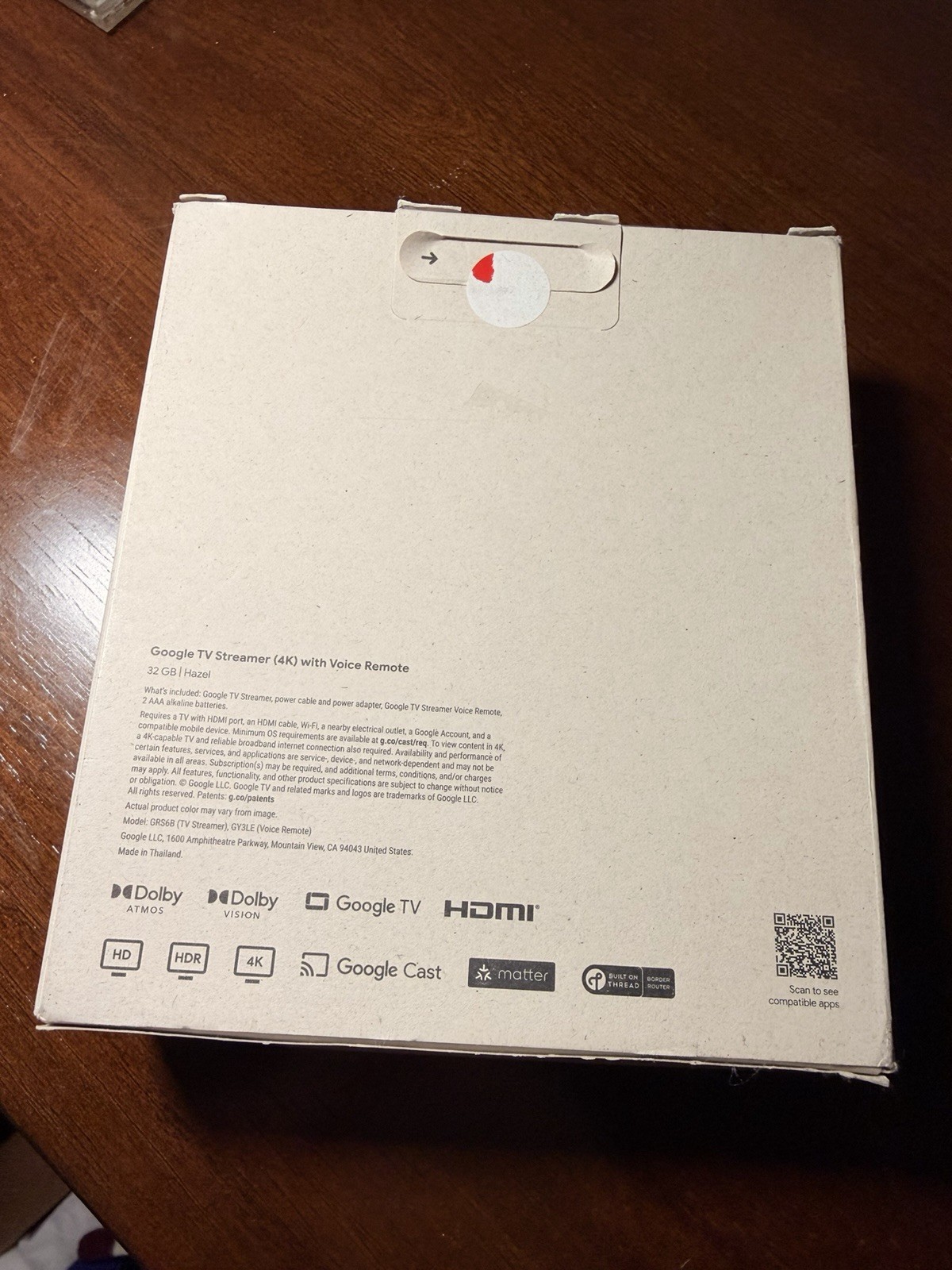 Google Tv Streamer (4k) With Voice Streamer 32g Hazel