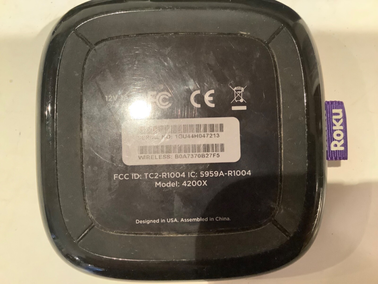 Roku 3 (3rd Generation) Media Streamer 4200X – Black
