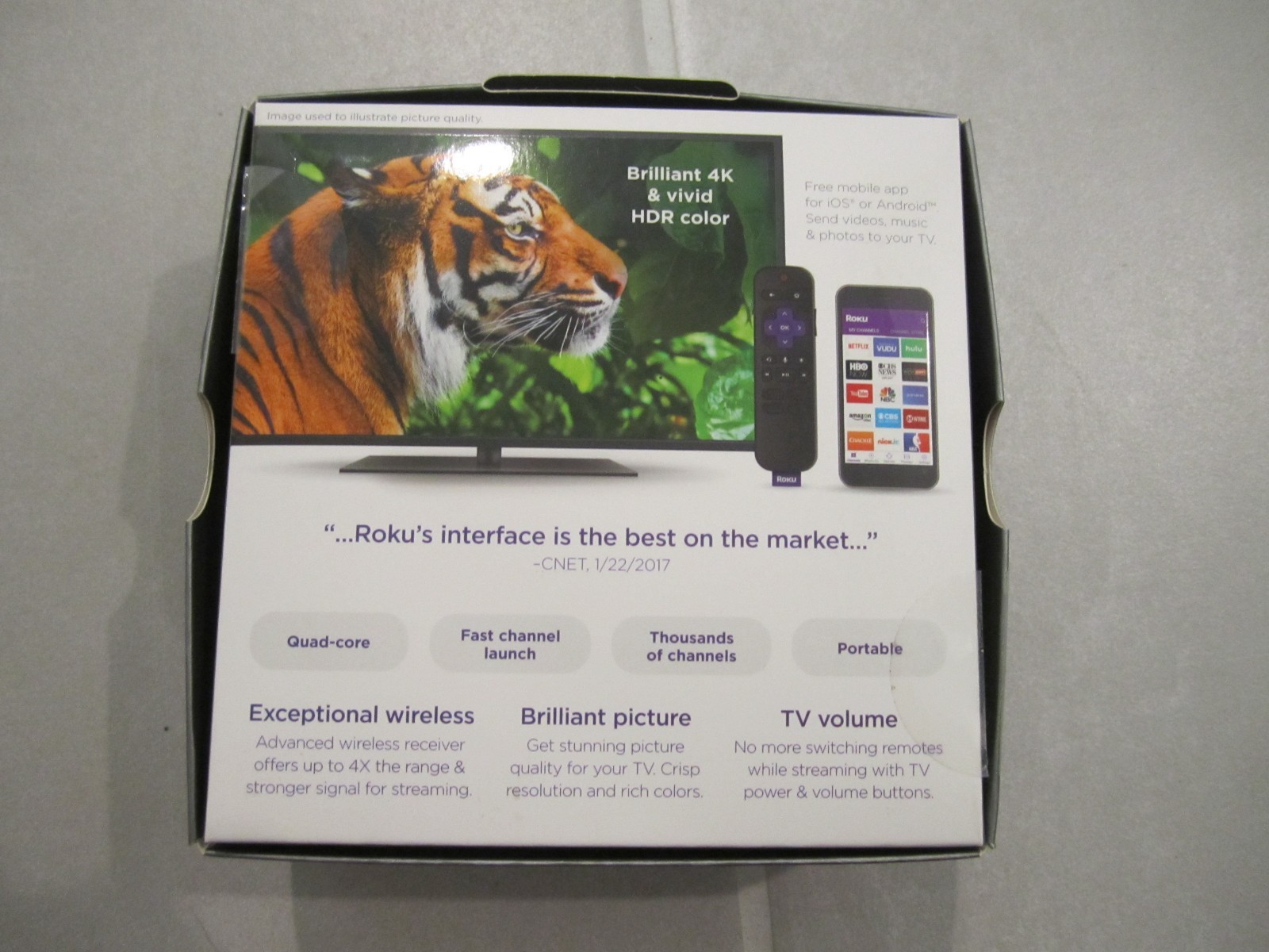 Roku Streaming Stick + Plus 3810R, 4K streaming Media Player with voice remote