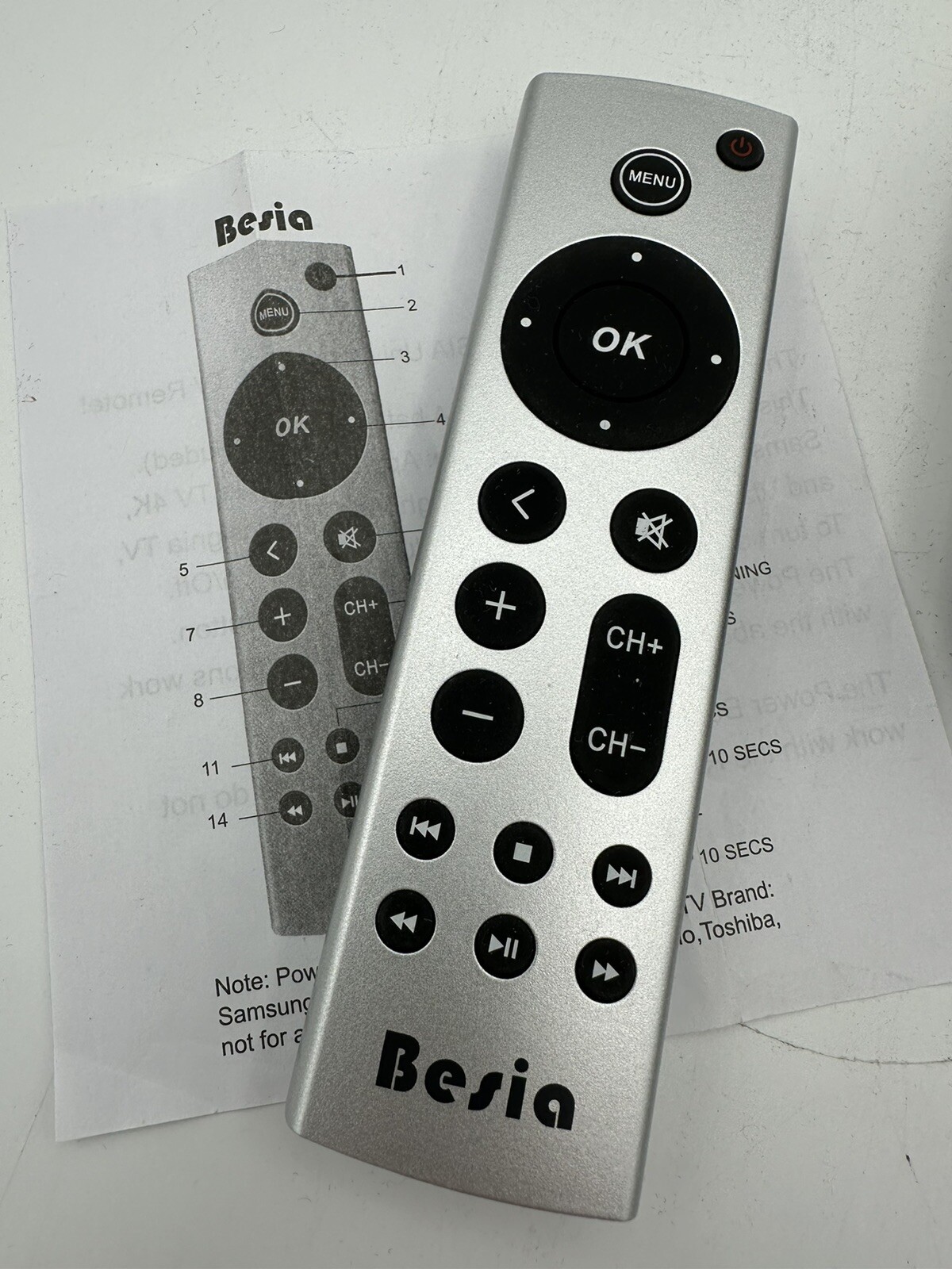 Apple TV~HD Media Streamer~Model 1469~ With Besia Remote~Works See Description