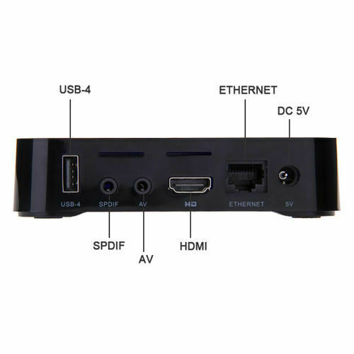 NEW 4K Ultra HD 64Bit Wi-Fi Quad Core Smart TV Box Media Player