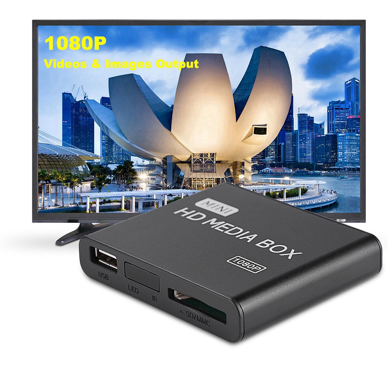 Mini Box Media Players Compact Design For Home Theater Setup